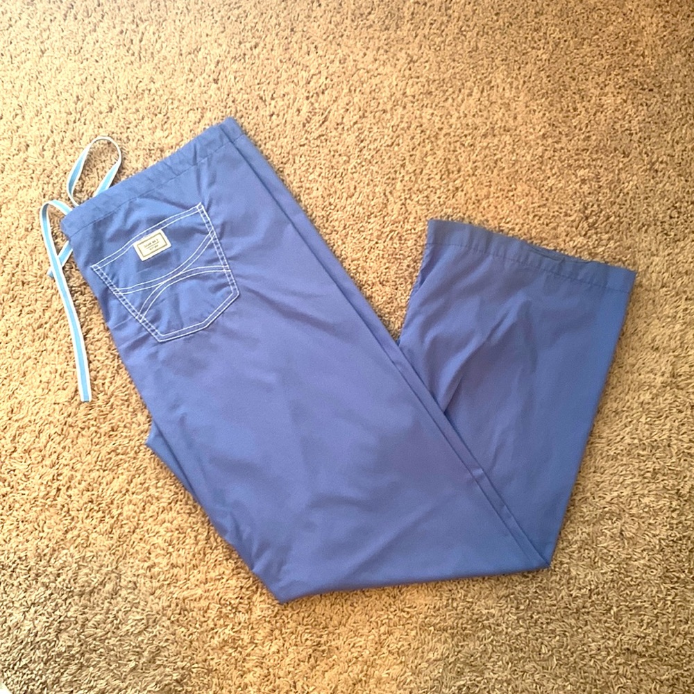 Small, blue, Blue Sky Scrub Bottoms